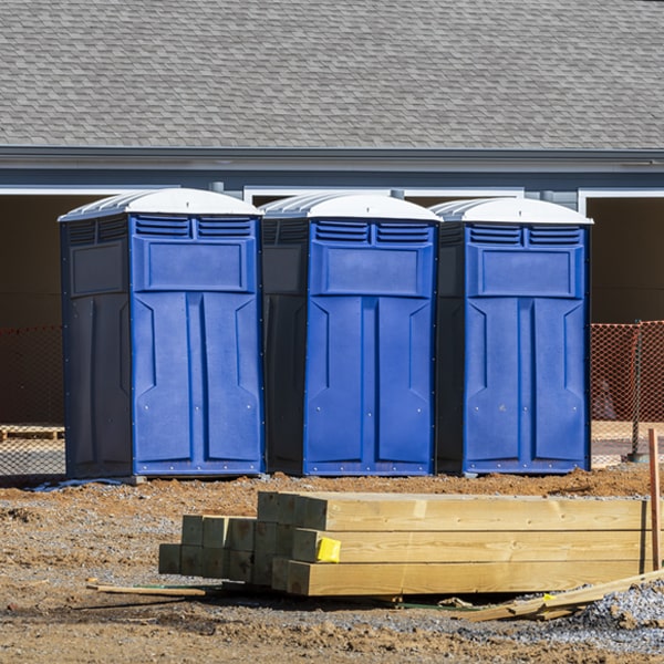 what is the maximum capacity for a single portable restroom in Kingston Estates New Jersey